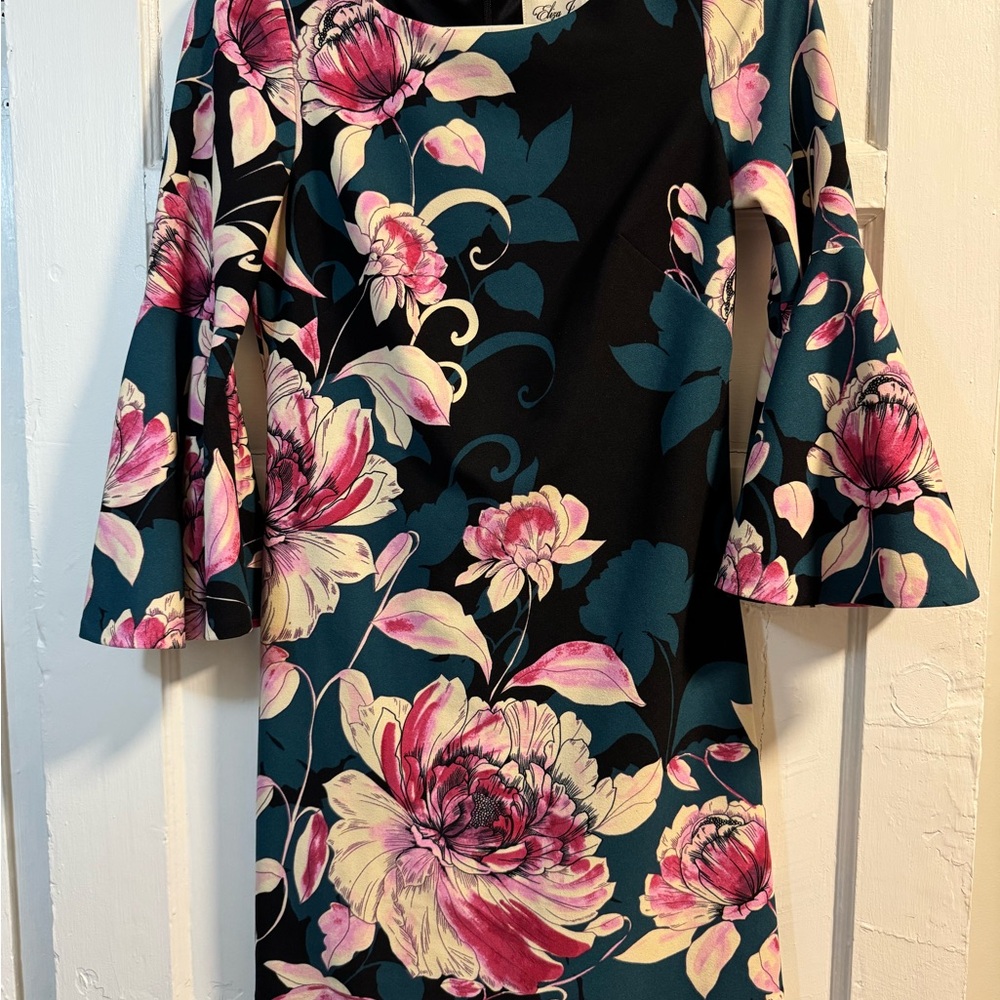 Eliza J Flared Sleeve Dress